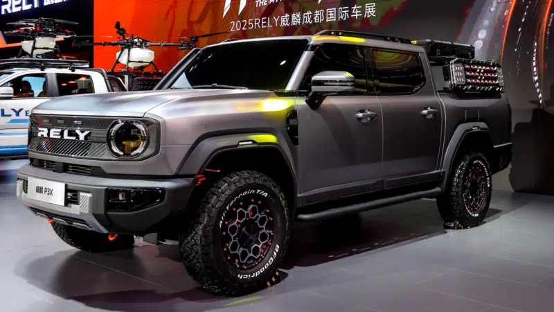 شيري تُحدث انقلابًا في عالم البيك أب: أول شاحنة ديزل هجينة قابلة للشحن الخارجي تدخل أستراليا من Rely 5 شبكة السيارات الصينية – شيري تُحدث انقلابًا في عالم البيك أب: أول شاحنة ديزل هجينة قابلة للشحن الخارجي تدخل أستراليا من Rely