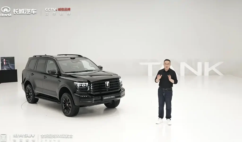 شبكة السيارات الصينية &ndash; تانك 500 بلاك إديشن “Black Warrior” الجديدة تصل رسميًا: تصميم هجومي بالكامل، قوة تصل إلى 877 حصان، وتجهيزات مصنع مضمونة!!