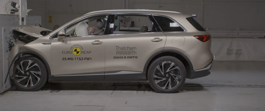 شبكة السيارات الصينية &ndash; MGS6 EV تحصد 5 نجوم في اختبارات السلامة الأوروبية Euro NCAP