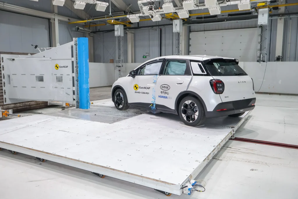 GAC AION UT تحصل على 5 نجوم في اختبارات السلامة الأوروبية Euro NCAP 3 شبكة السيارات الصينية – GAC AION UT تحصل على 5 نجوم في اختبارات السلامة الأوروبية Euro NCAP