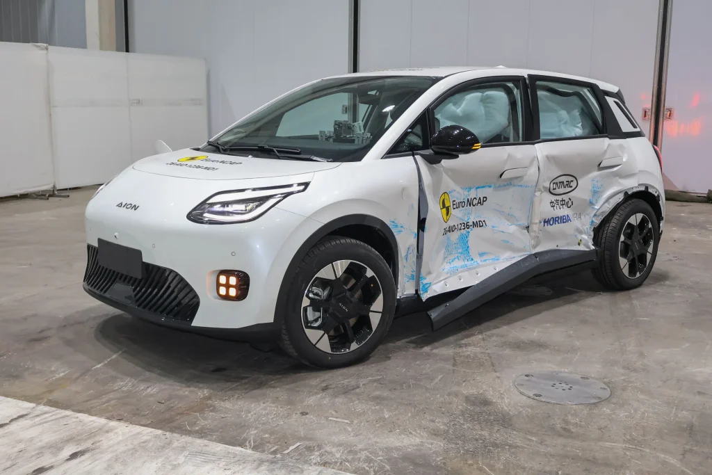 GAC AION UT تحصل على 5 نجوم في اختبارات السلامة الأوروبية Euro NCAP 4 شبكة السيارات الصينية – GAC AION UT تحصل على 5 نجوم في اختبارات السلامة الأوروبية Euro NCAP