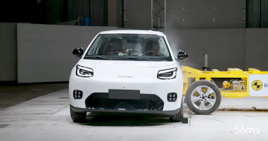 GAC AION UT تحصل على 5 نجوم في اختبارات السلامة الأوروبية Euro NCAP 5 شبكة السيارات الصينية – GAC AION UT تحصل على 5 نجوم في اختبارات السلامة الأوروبية Euro NCAP